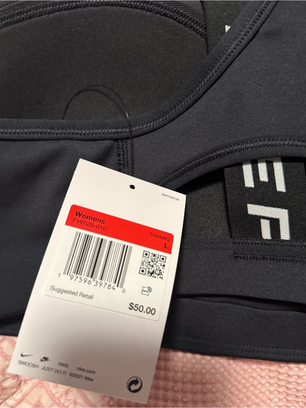 Nike Women's Pro Swoosh MS
Asymmetrical Padded Sports
Bra large nwt - Picture 7 of 9